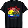 Neptune Beach, Florida - Vintage Retro Beach Sunset Souvenir T-Shirt