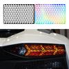 1Pcs Car Rear Tail Light Honeycomb Gaphic Stickers Hollow Auto Lamp Shield