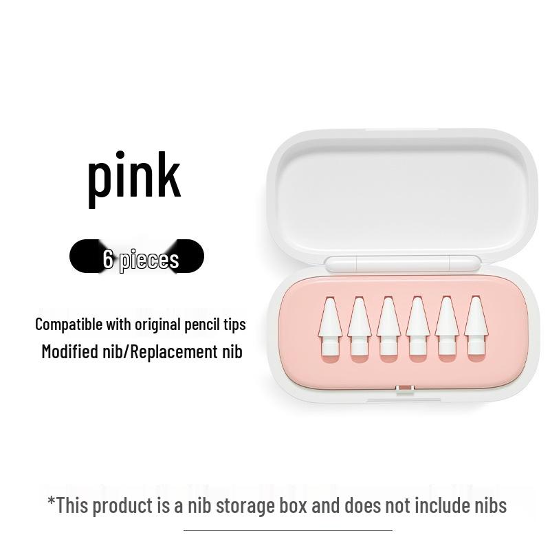 Original Capacitive Pen Nib Replacement & Storage Box for iPad Pencil, Compatible with Apple Pencil.