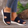 Women Thick Sole Mesh Hollow Breathable Wedge Mule Slides