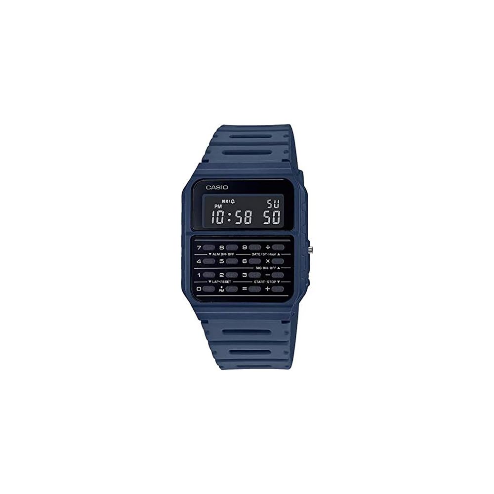 Casio Standard Calculator Watch CA-53WF-2B Digital Display Water Resistant Men s Wristwatch