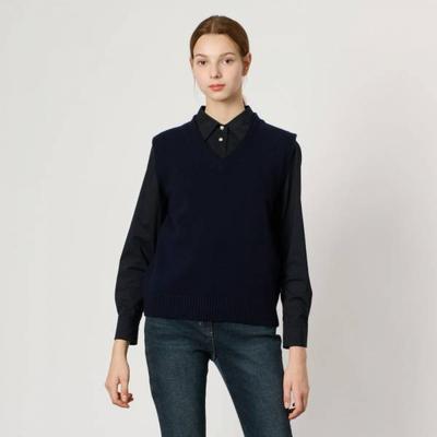 V Neck Knit Vest B4w9k505