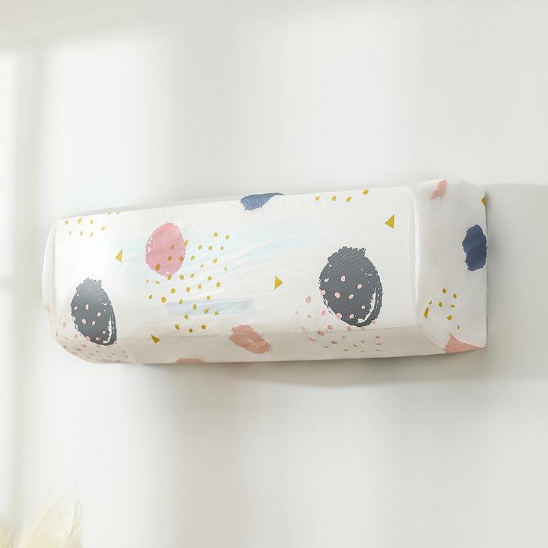 Cartoon PEVA Air Conditioner Dust Cover - Washable, All-Inclusive, Household Protector