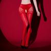 Women'S 2 In 1 Pantyhose Patchwork Panties Oil Shiny Glossy Sheer Stocking Sexy Open Crotch Leggings Woman Lingeries Shaping