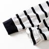 Korean Style Boys' Striped Stand-up Collar Long Sleeve T-shirt - Spring/Autumn Collection
