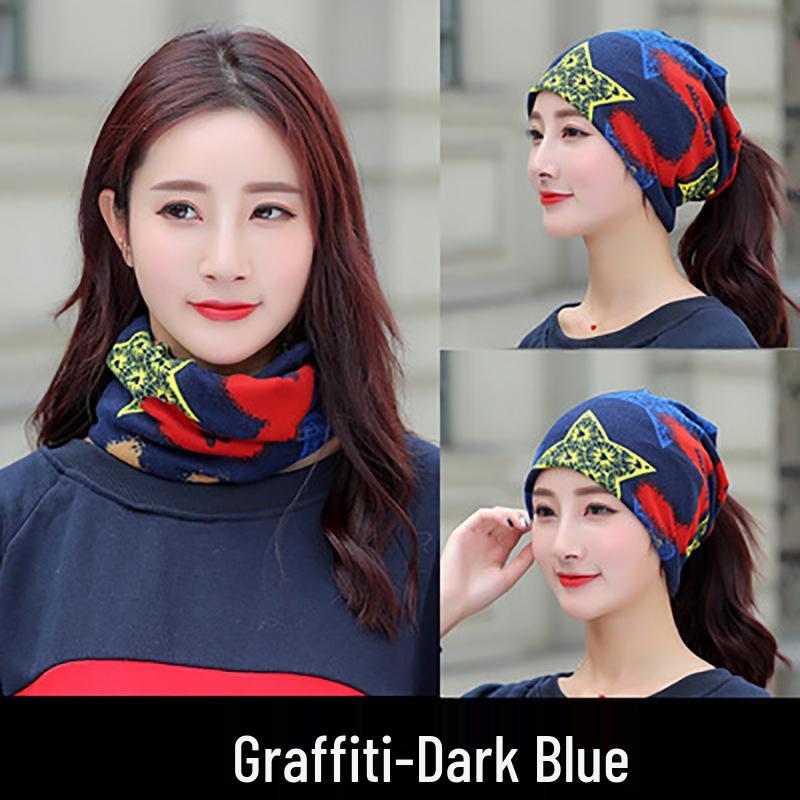 

Женский многофункциональный снуд большого размера: Зимний бафф для шеи и многофункциональный шарф-повязка на голову 55-63 cm