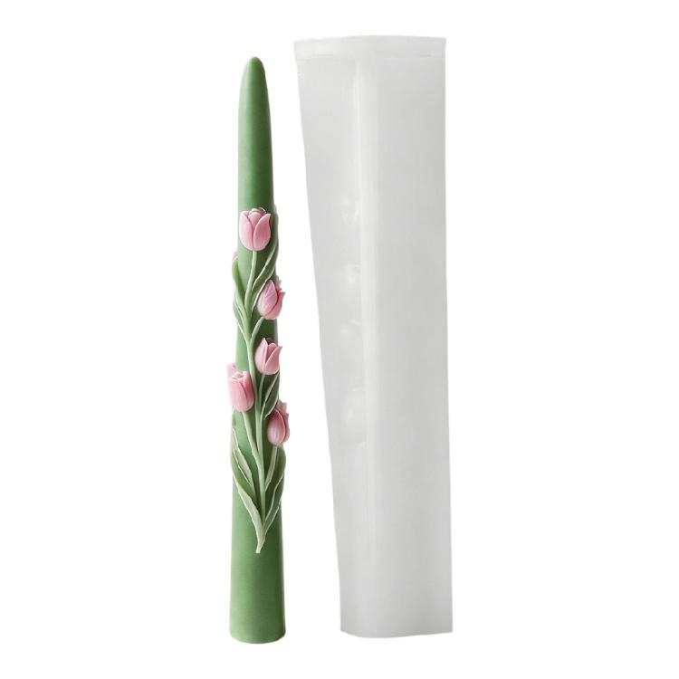 Detailed Flower Pattern Silicone Mould For Professional Candle Soaps And Chocolates