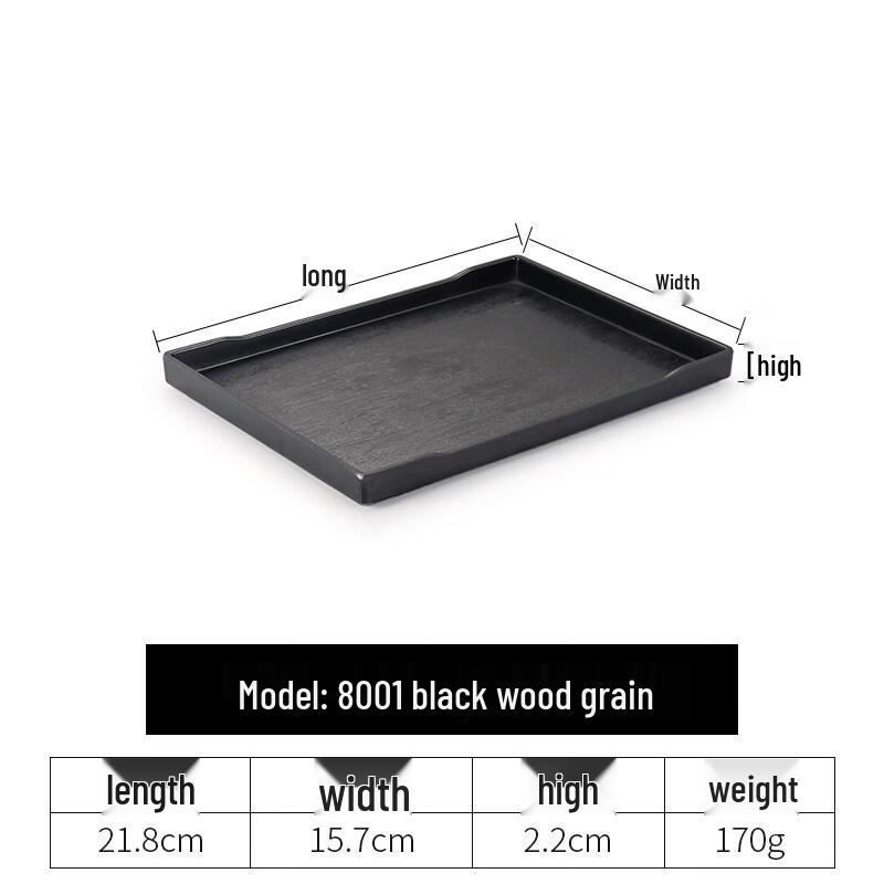 

Rectangular Plastic Serving Tray for Hotels