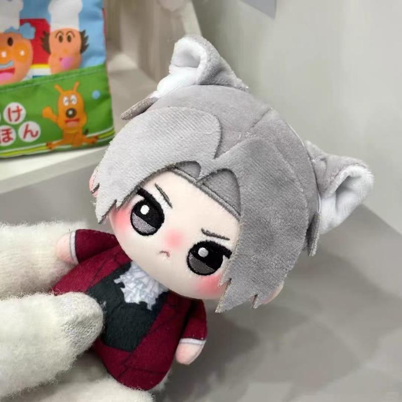 Fresh 10Cm Ace Attorney Phoenix Wright And Miles Edgeworth Plushy Items Lovely Beast Auditory Cotton Manga Merchandise Otaku Assortment