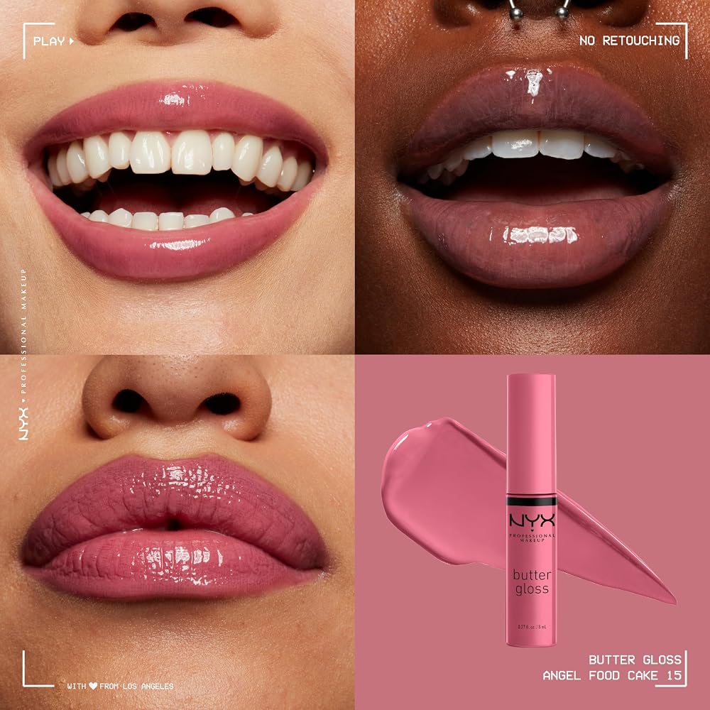 Butter Gloss Angel Food Cake 15 Color Set Lip Gloss Makeup Cosmetic