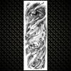 YURAN Realistic Full Flower Arm Temporary Tattoos For Men Women Rose Evil Eye Fake Tattoo Sticker Water Tranfer Body Art Tatoos