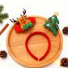 2026 Christmas Headband New Design Digital Star Antler Headband for Children Xmas Party Decoration Headwear