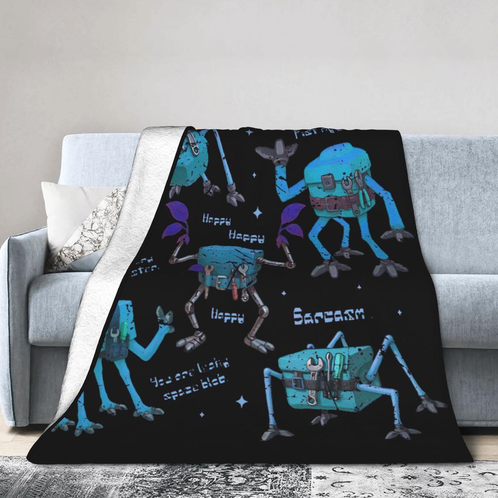 Project Hail Mary Rocky Amaze Vintage  Fleece Throw Blanket  Blankets for Home Bedroom Soft Bedding Throws,