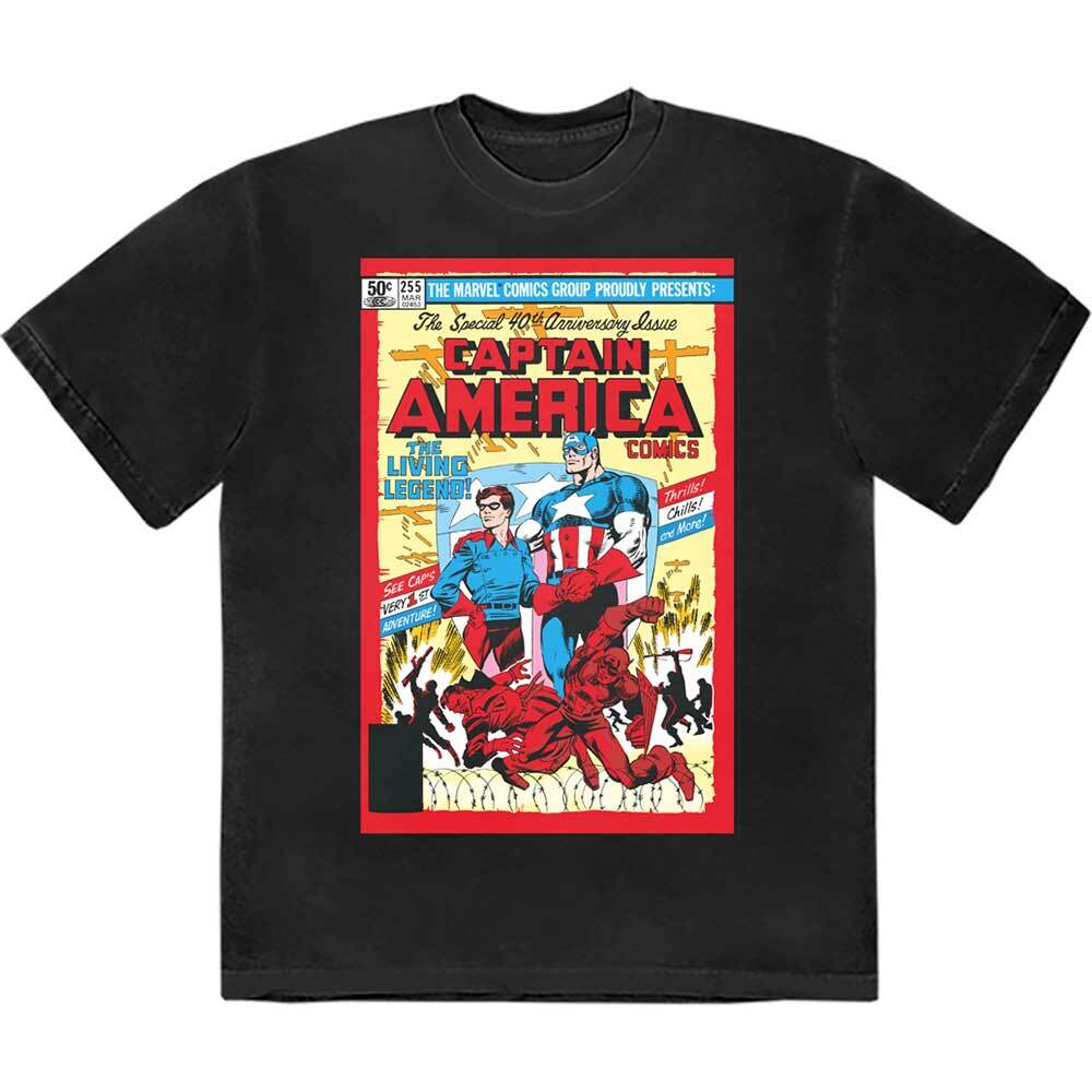 Marvel Comics Living Legend Comic Cover T-Shirt Black New L