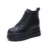 9cm Microfibra Zeppa Scarpe Sneakers Décolleté Bianco Platform Air Mesh Hollow Décolleté Scarpe Donna De Mujer