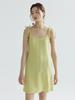 Bomnal Boutique Ribbon Strap Mini Dress _ Olive
