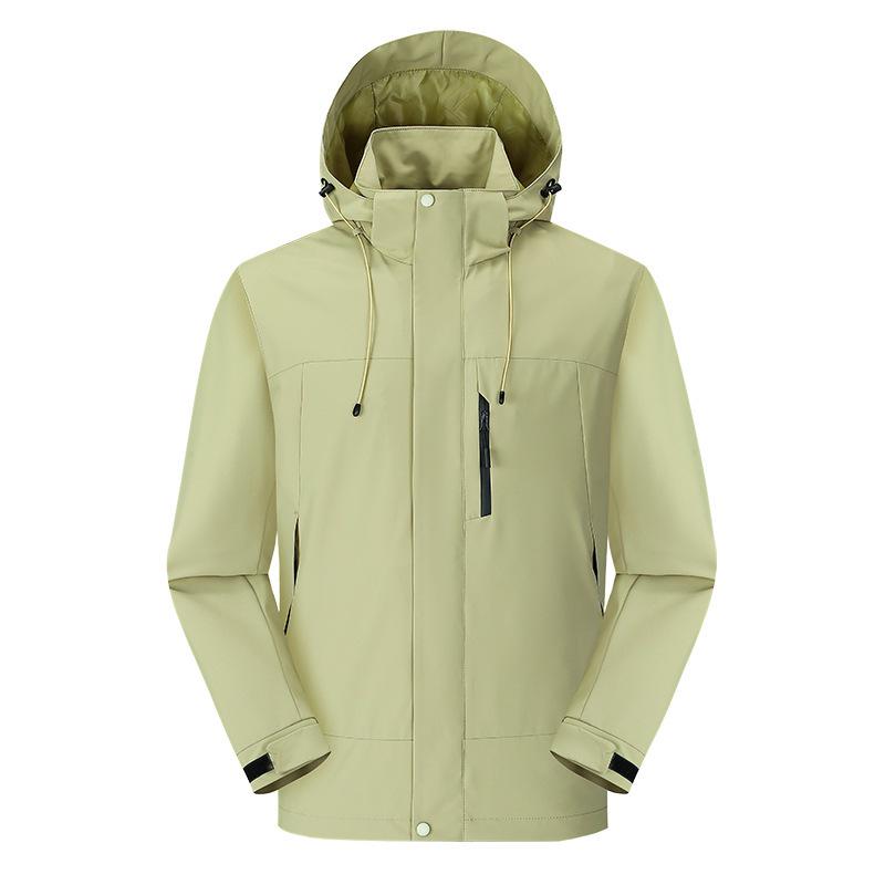 2024 Bei Jia Unisex Waterproof Windbreaker Jacket - Trendy Spring & Autumn Casual Coat for Couples