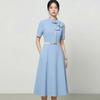 TLOMAN Women's Professional A-Line Work Dress
