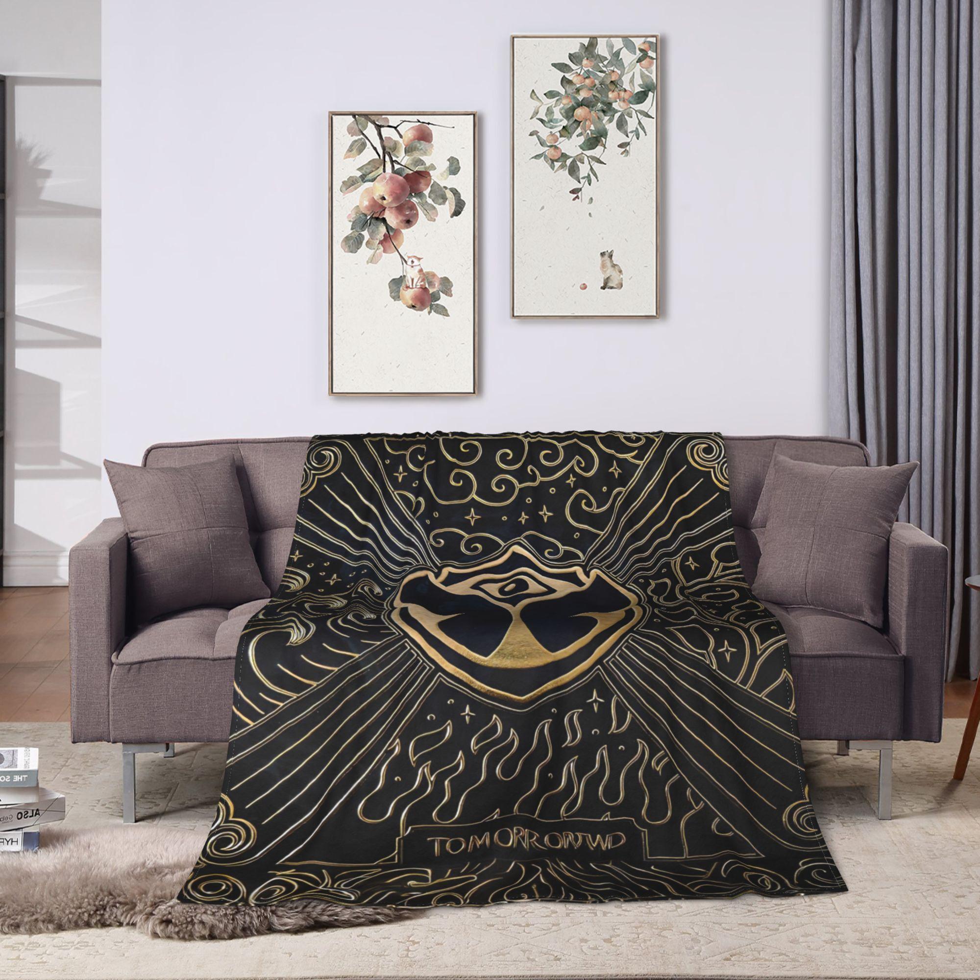Exquisite Fashion Items Unisex Coral Tomorrowlands Blankets Fleece Plush Winter Multi-Function Warm Throw Blanket For Sofa Office Bedding Throws