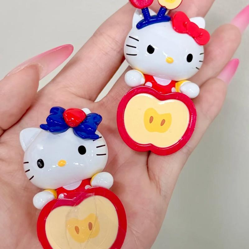 Genuine Hellokitty Apple Party Series Cute Bean Mini Blind Box Desktop Ornaments Decorations Cute Gifts Girls Holiday Surprises