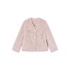 Xiangying Women's Faux Fur Shearling V-Neck Winter Coat