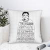 Ruth Bader Ginsburg RBG Pillowcase Polyester Cushion Cover Decorative Pillow Case Cover Seat Square Xcm