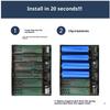 Rechargeable UPS Power Box 6x18650 Battery Holder Case with Overcharge Protections Easy Assembly for Outdoor Devices