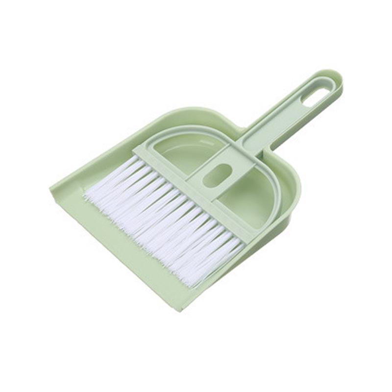 

Desktop Broom and Dustpan Set Car Broom for Sweeping Bed Hair Garbage Shovel Small Sweeping Broom Keyboard Brush зелёный