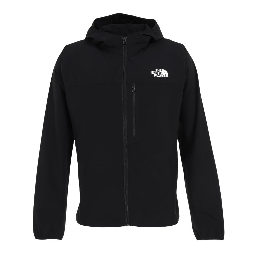 The North Face Mountain Softshell SS23 Size M Men's Hoodie, Water-Repellent, Lightweight, NP22303, Black,
