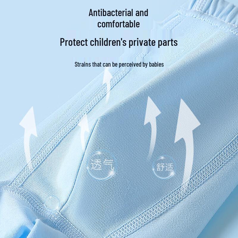 Lonsa Boys' Antibacterial Cotton Boxer Briefs