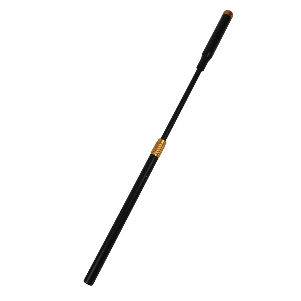Aluminum Billiards Pool Cues Extension Rod Telescopic Stretch Snooker Accessories(Golden Black )