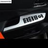 Car Armrest Door Window Glass Lift Switch Panel Cover Trim For Honda CRV CR-V 2012 2013 2014 2015 2016 Carbon Fiber Accessories