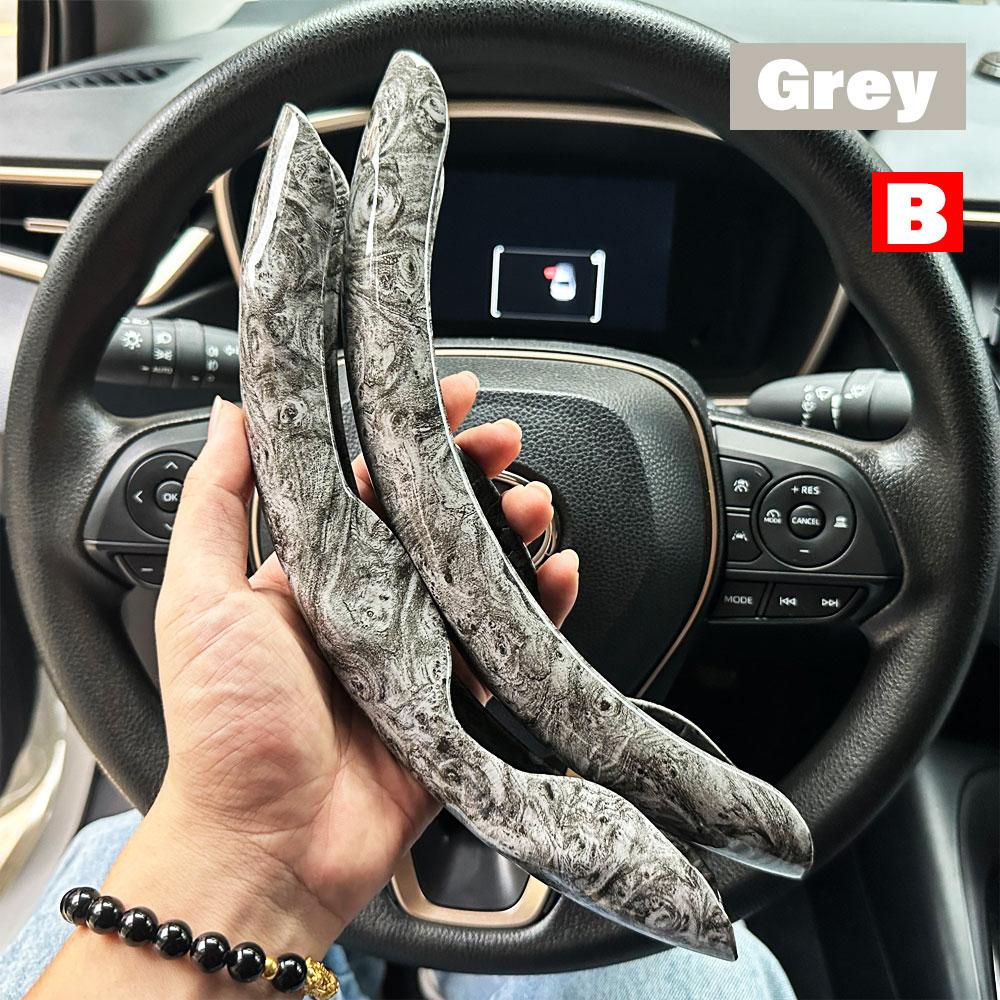 

D-образная, Круглая Оплетка на Руль Автомобиля Под Дерево Персикового Цвета, Ретро Стиль, Модифицированный Стайлинг Рулевого Колеса, Противоскользящие Аксессуары 2025