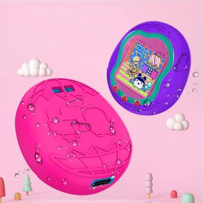 Étui en Silicone Imperméable Housse de Protection avec Cordon Anti-Chute Manchon de Protection Coque Anti-Rayures pour Tamagotchi Uni