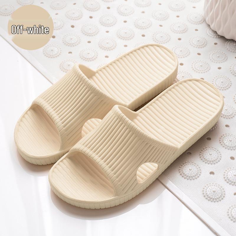 Zomerse gestreepte antislip EVA slippers voor heren en dames