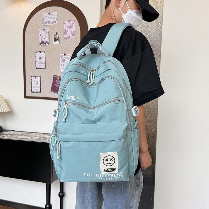 Schoolbag Trendy Brand Burden Reduction Large-capacity Backpack for Boys and Girls, School Bag Lightweight Waterproof Casual Lightweight Backpack