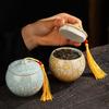 Program Gift Universal Ceramic Kiln-Change Tea Canister for Gifting