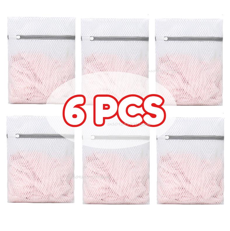 Wäschesäcke aus Wabennetz für Feinwäsche, langlebiger und wiederverwendbarer Wäschesack aus Netzgewebe für empfindliche Wäsche, Reise-Organisationstasche für Dessous