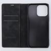 ERBORD Vintage Wallet Case for iPhone 15 Pro Max with Flip, Black