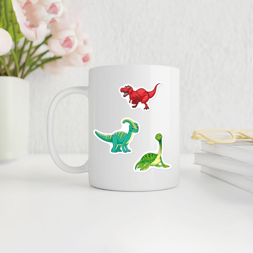 5 Sets of Stickers for Boys and Girls, Children's Water Cups, Window Stickers, DIY Cute Animals, Unicorns and Dinosaurs