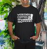 Men's and Women's T-shirts Weekends Coffee and Soccer Funny Soccer Football Mom Life T-Shirt