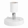 Ceramic Iron Wall Lamp 180° Rotating Bulb Holder Modern Lamp Base Garage