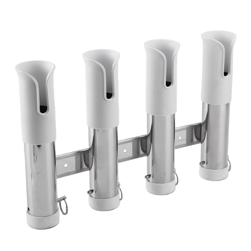 Fishing Boat Rod Holder Stainless Steel Waterproofing 4 Link Tube Fishing Rod Holder for Trucks Kayaks