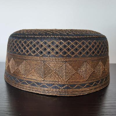 Fashion Fine Sewing Headwear Men Hat Adult Flat Top Traditional Headscarf Clothing