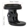 Code Table Extended Bracket Extension Holder with Adapter Base for Outdoor Cyclingblack