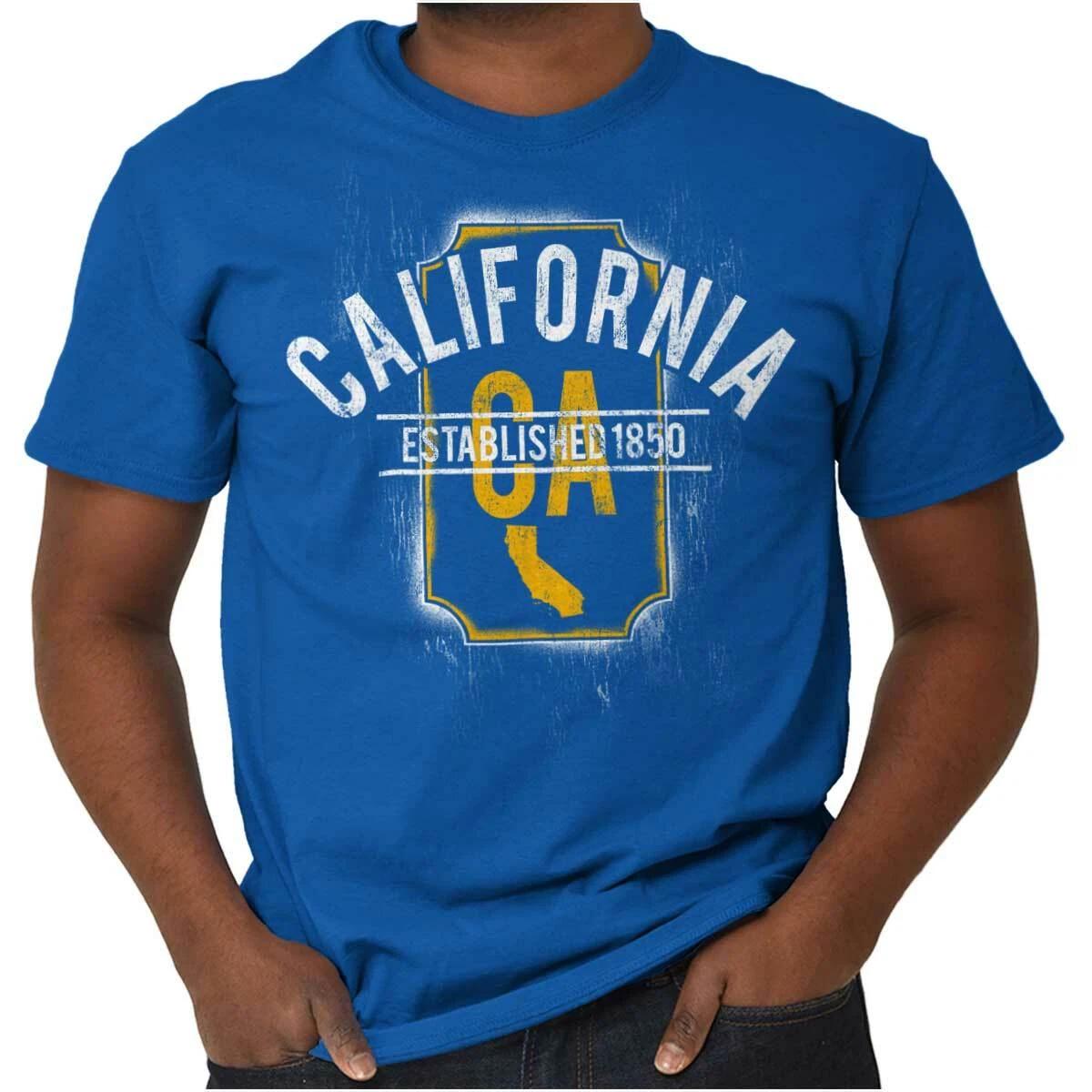 Vintage California Classic Souvenir Gift CA Womens or Mens Crewneck T Shirt Tee L