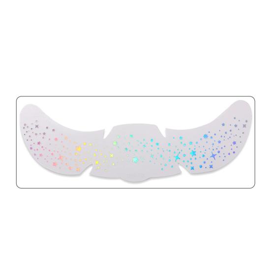 Nostalgie Freckles Face Tattoo, Glitter Makeup Patches, Sparkling Speckles, Holographic-Face Temporary Tattoo for Christmas Parties Musical
