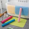 Extra Long Anti Slip Bath Tub Mat Bathroom Shower Mat Transparent Antibacterial Machine Washable for Bathroom Kid Toddler Senior