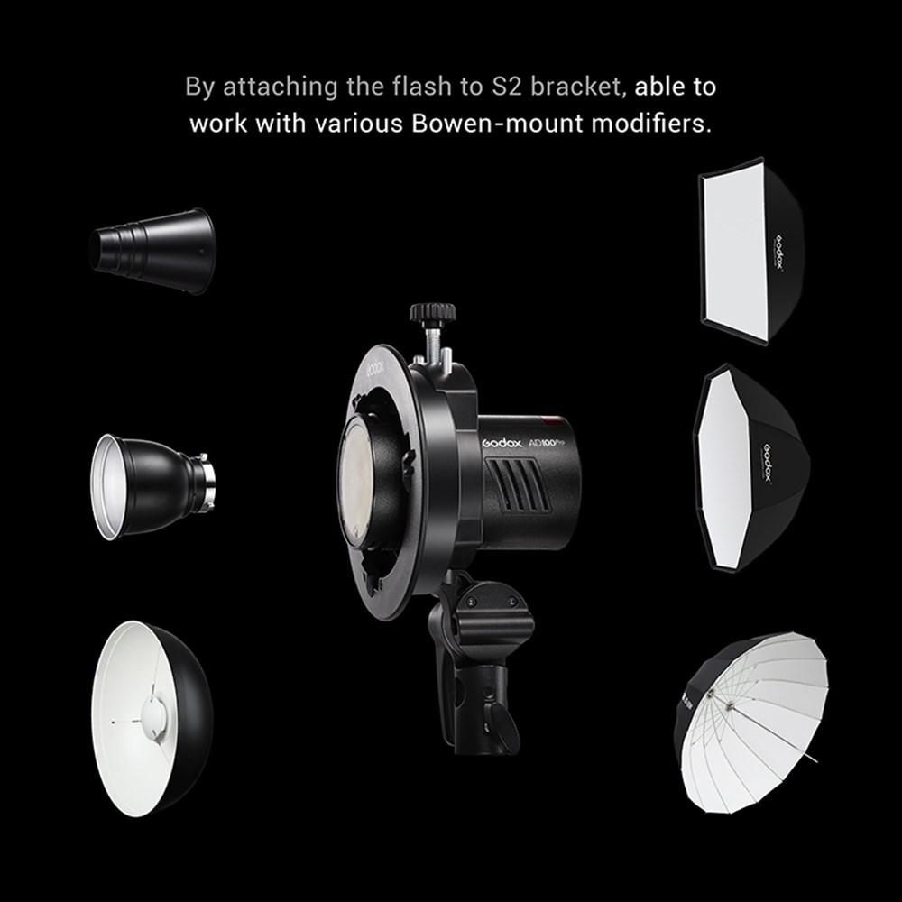 Godox AD100Pro AD100 PRO TTL HSS 100W Utendørs Blits Speedlight 2.4G Trådløs Lommeblits For Sony Nikon Canon Fujifilm PK AD200