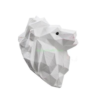 24TE 3D Wolf Dog Lion for Head Chocolate Candy Mold Polymer Craft DIY M